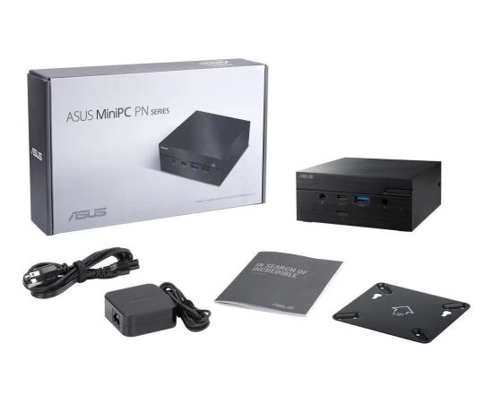 Komputer Asus ASUS PC PN41-BC034ZVS1 Cel N5100 4GB 128GB G3 SSD+1slot 2.5" 2.5G LAN Wifi HDMI 2.0 miniDP USB-C VGA Win11 PRO FANLESS