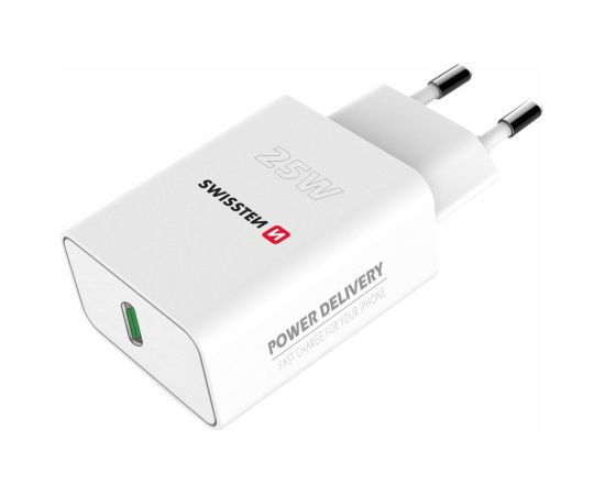 Swissten PD 3арядное устройство 25W USB-C (ECO PACK)