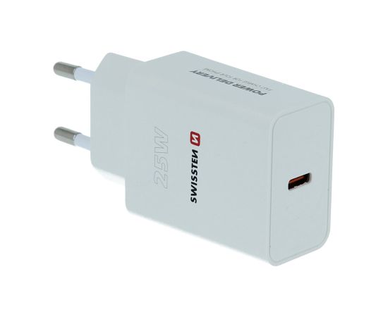 Swissten PD 3арядное устройство 25W USB-C (ECO PACK)