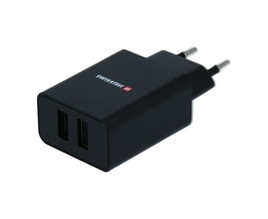 Swissten 3арядное устройство Smart IC 2x USB 2.1A (ECO PACK)