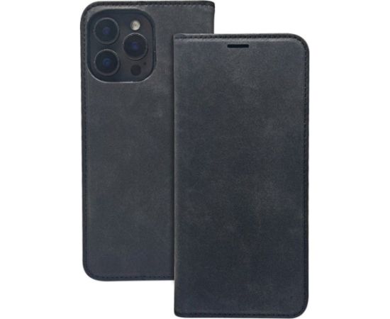 iLike Samsung  Galaxy A35 5G Smart Suede case Black