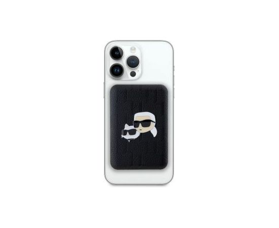 Karl Lagerfeld -  Karl Lagerfeld Embossed K&CH Heads MagSafe Powerbank 5000mAh Black