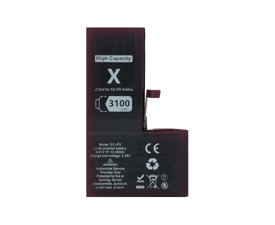 Battery Apple iPhone X 3500mAh (higher capacity) OEM