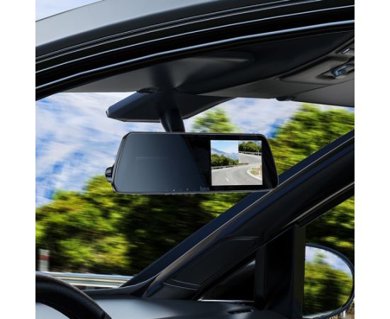 Card DVR Hoco DV4 Dual Channel Rearview Mirror Driving Recorder