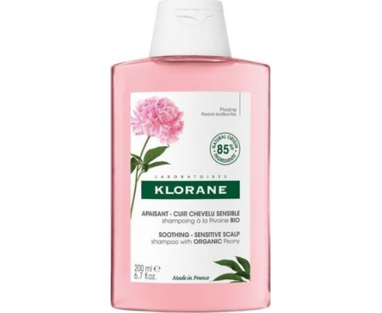 KLORANE_Soothing Shampoo łagodny szampon do włosów z piwonią 200ml