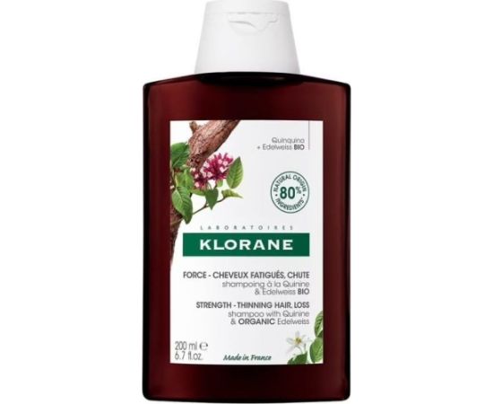 KLORANE_Strengthening Shampoo szampon do włosów z chininą i szarotką 200ml