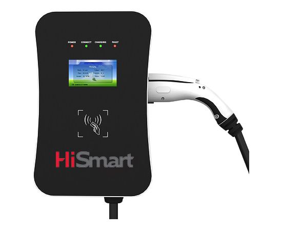 Hismart Electric Car Charging Station, Type 2, 22kW, 32A, 3-phase, 5m