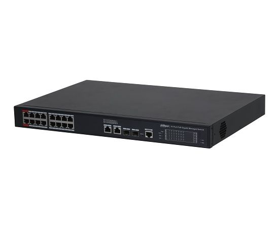 Dahua PoE switch 100Mbps 16+2G uplink S4220-16GT-190