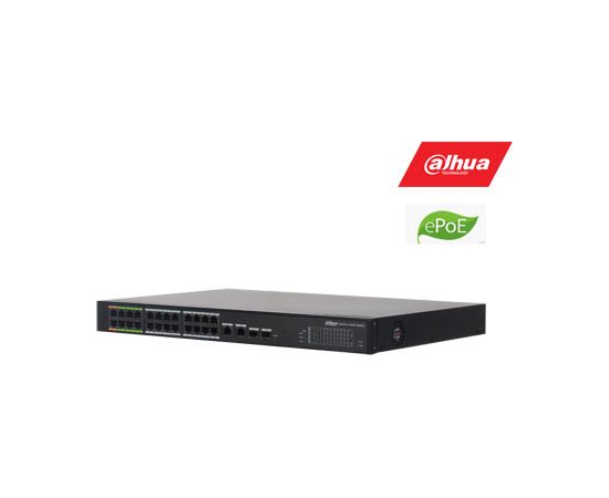 Dahua ePoE switch 100Mbps 24+2G uplink