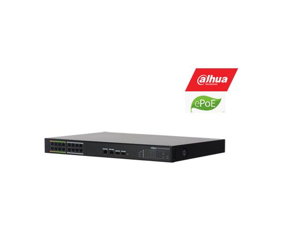 Dahua ePoE switch 100Mbps 16+2G uplink