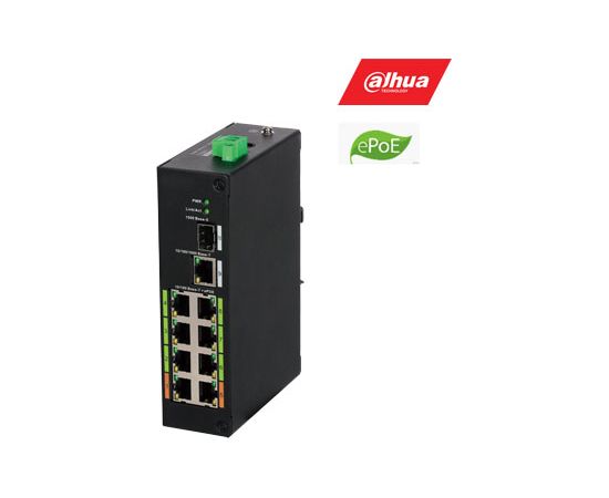 Dahua ePoE switch 100Mbps 8portu+1G uplink