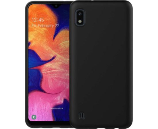 Fusion Soft Matte Back Case Silikona Aizsargapvalks Priekš Samsung Galaxy A25 5G | 24 4G Melns