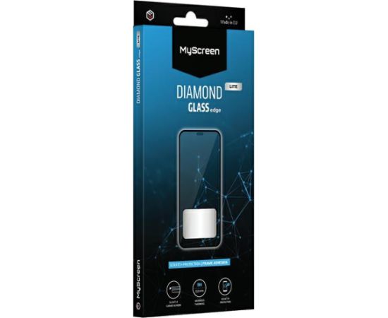 Tempered Glass MyScreen LITE Diamond Glass Edge Full Glue for Samsung Galaxy S22 Plus|S23 Plus black