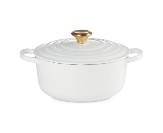 Le Creuset Čuguna katls apaļš Ø20cm / 2,4L balts