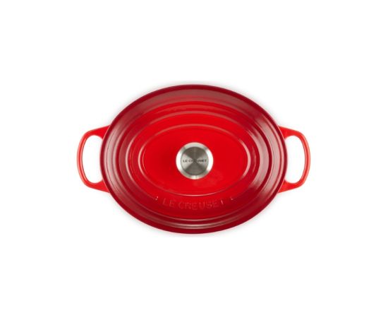 Le Creuset Кастрюля чугунная овальная 27см/4,1л красная