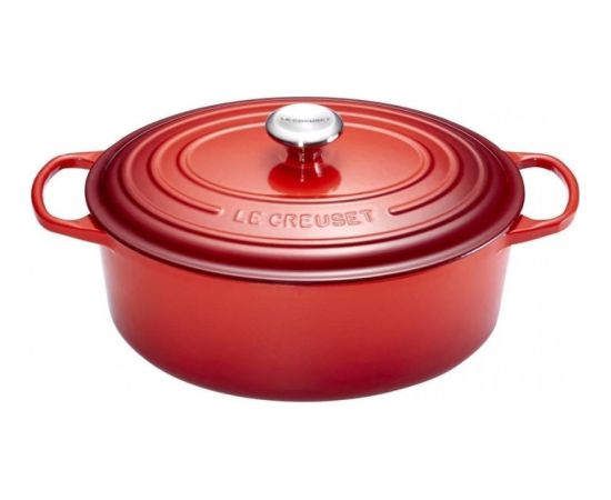 Le Creuset Чугунная кастрюля овальная 31 см / 6,3 л красная