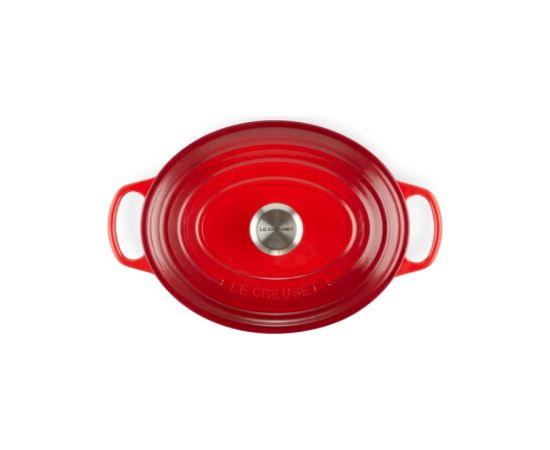 Le Creuset Чугунная кастрюля овальная 31 см / 6,3 л красная