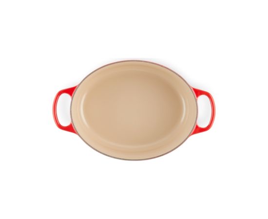 Le Creuset Чугунная кастрюля овальная 31 см / 6,3 л красная