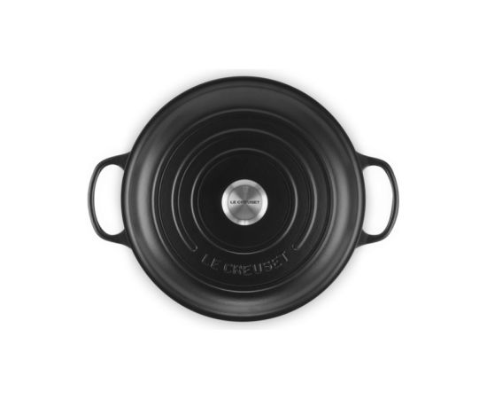 Le Creuset Чугунная неглубокая кастрюля 30 см / 3,5 л матовая черная