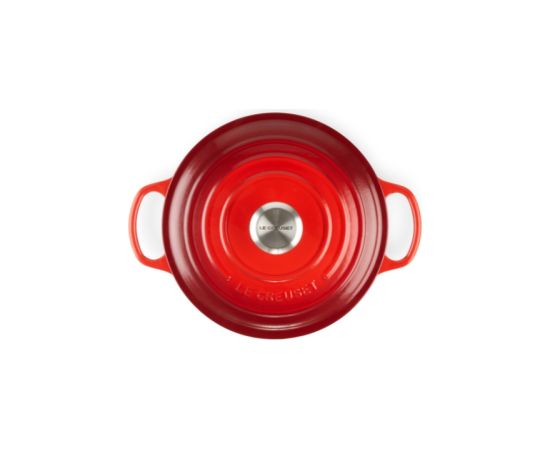 Le Creuset Чугунная кастрюля круглая Ø26см / 5,3л красная