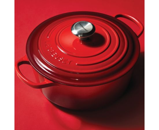 Le Creuset Чугунная кастрюля круглая Ø26см / 5,3л красная