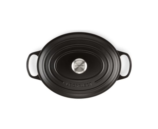 Le Creuset Чугунная кастрюля овальная 31 см / 6,3 л матовая черная