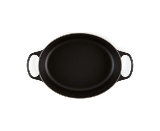 Le Creuset Чугунная кастрюля овальная 31 см / 6,3 л матовая черная