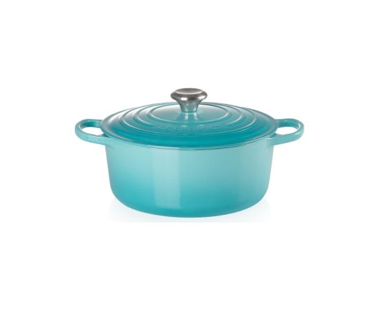 Le Creuset Чугунный горшок круглый Ø26см / 5,3л светло-голубой