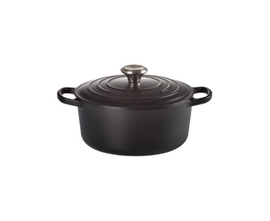 Le Creuset Чугунный чайник круглый Ø24см / 4,2л мат черный