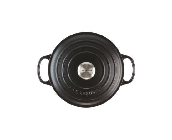 Le Creuset Čuguna katls apaļš Ø24cm / 4,2L matēts melns