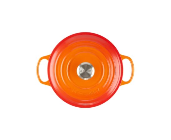 Le Creuset Чугунная кастрюля круглая Ø26см / 5,3л оранжевая