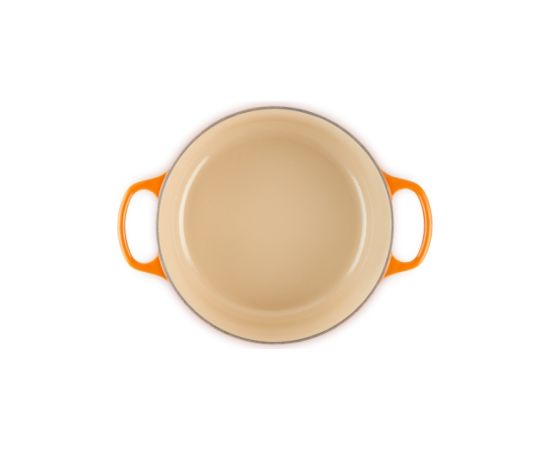 Le Creuset Чугунная кастрюля круглая Ø26см / 5,3л оранжевая