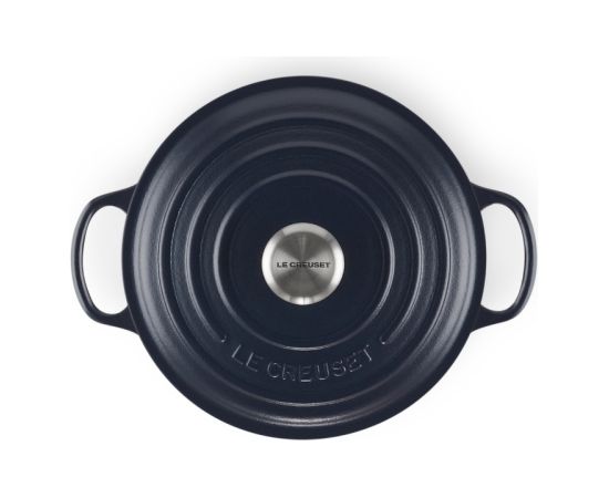 Le Creuset Чугунный горшок круглый Ø20см / 2,4л темно-синий