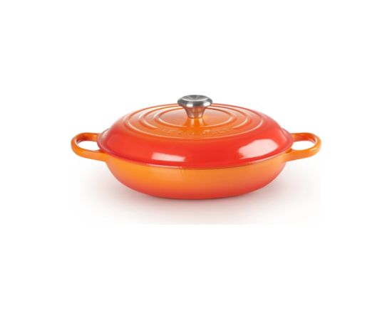 Le Creuset Чугунная неглубокая кастрюля 30 см / 3,5 л оранжевая