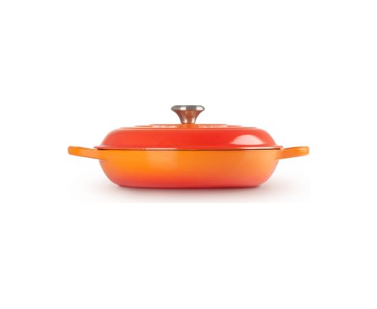 Le Creuset Чугунная неглубокая кастрюля 30 см / 3,5 л оранжевая