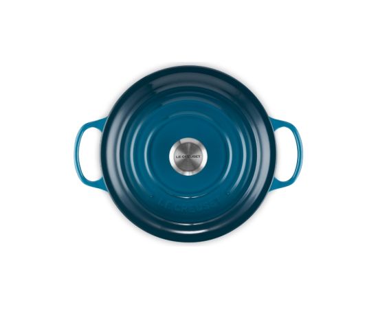 Le Creuset Чугунная круглая кастрюля Ø24см / 4,2л синий