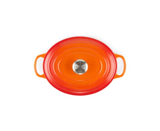 Le Creuset Чугунная кастрюля овальная 31 см / 6,3 л оранжевая