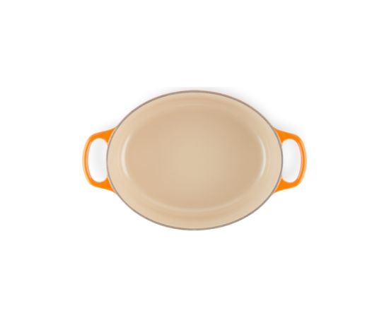 Le Creuset Чугунная кастрюля овальная 31 см / 6,3 л оранжевая