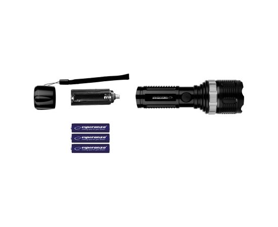 Esperanza EOT072 Flashlight Black, LED Flashlight