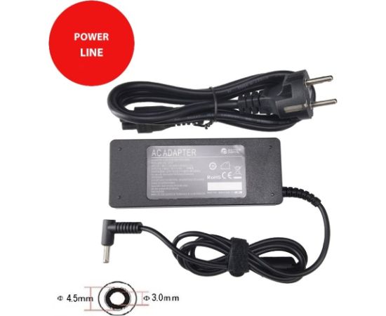 Extradigital Laptop Power Adapter ASUS 90W: 19V, 4.74A