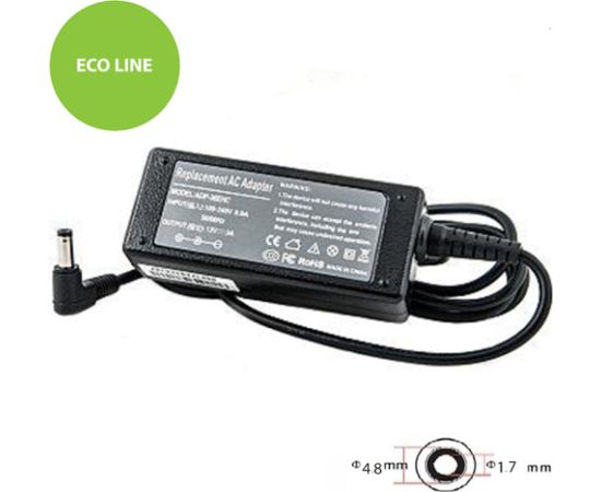 Extradigital Laptop Power Adapter ASUS 36W: 12V, 3A