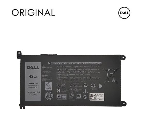 Extradigital Notebook Battery DELL YRDD6, 3500mAh, Original