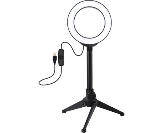 Puluz LED Ring Lamp 12cm with Desktop Tripod Mount up to 21.8cm, USB