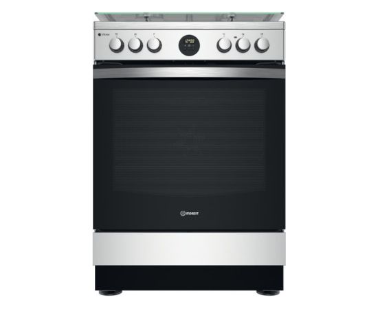 Gas stove with electric oven Indesit IS67G8CHXE1