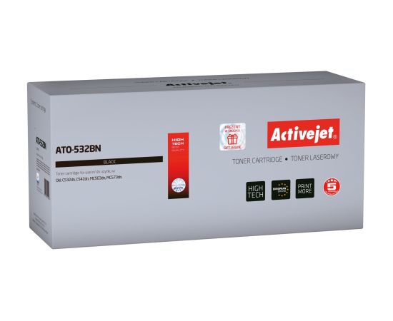 Activejet ATO-532BN toner (replacement for OKI 46490404; Supreme; 1500 pages; black)