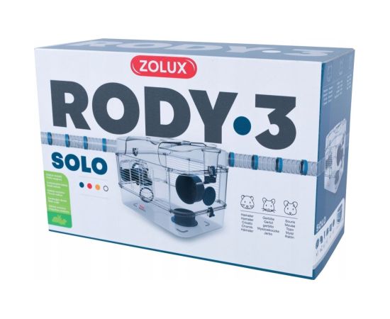 ZOLUX Cage  RODY3 SOLO color: blue