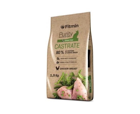 FITMIN Purity Castrate cats dry food 1.5 kg Adult