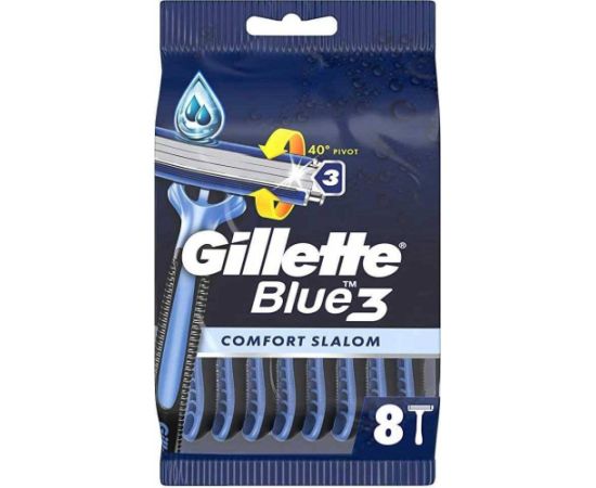 Gillette Blue 3 Comfort Slalom maszynki do golenia 8szt