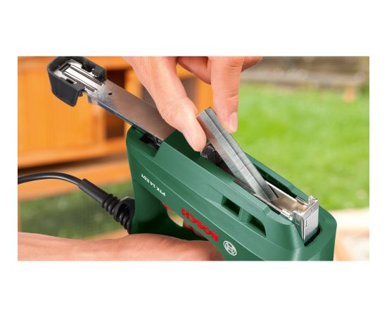 Bosch battery-powered staple gun PTK 3.6 Li Office set, electric staple gun (green, incl. 3,000 staples)