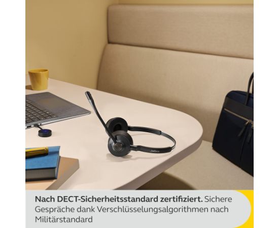 Jabra Engage 55 MS, headset (black, base station, USB-C, stereo)